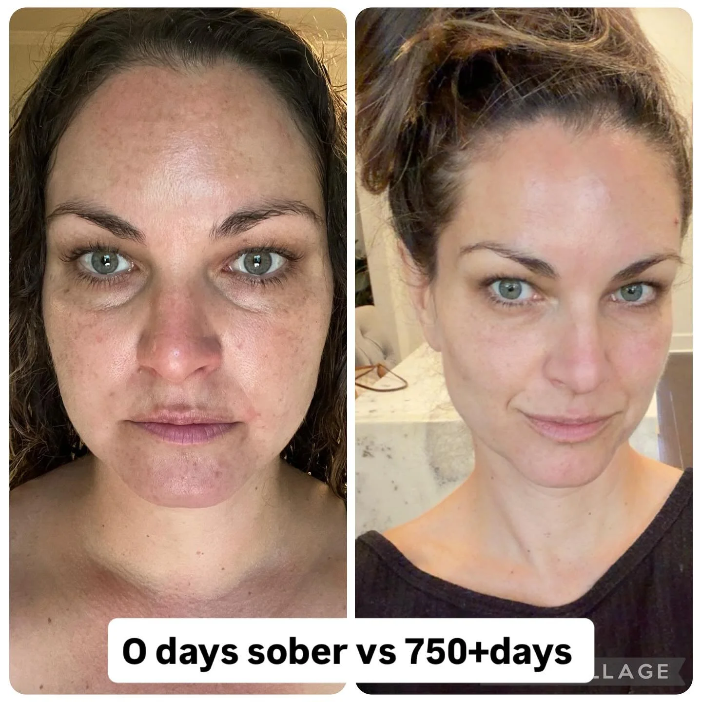 No makeup, no filters, no booze, no problem 🫰 

Top tip when you quit- Take the selfies! You might be surprised to see yourself age in reverse once you remove booze. My selfies kept me going when I first quit bc I didn&rsquo;t recognize myself. My s