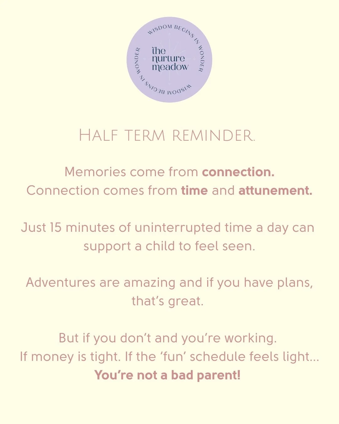 Welcome to half term.

It&rsquo;s wet, it&rsquo;s cold, and it&rsquo;s still Christmas in our bank accounts! On top of it all, you&rsquo;re probably scrolling through glamorous Instagram feeds and listening to other people&rsquo;s stories about fabul