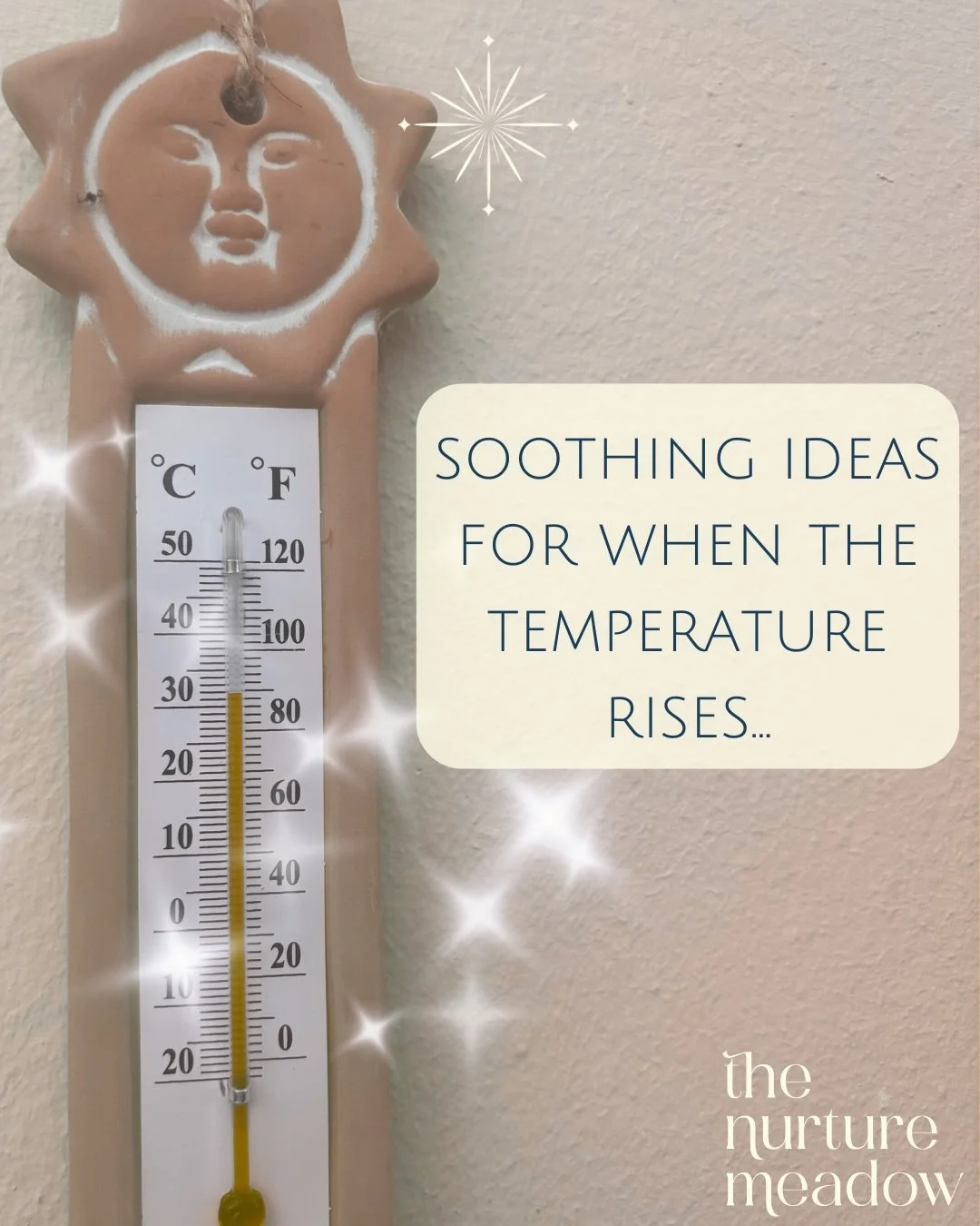 When the temperature rises, no matter how old you are, it&rsquo;s very easy to become overwhelmed and dysregulated. 

Now, I&rsquo;m a sun baby but even I am more aware than ever of how much heat can place extra stress on the nervous system, making i