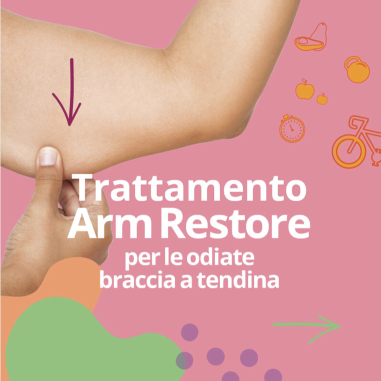 Trattamento ARM RESTORE. Contro le braccia a tendina.
