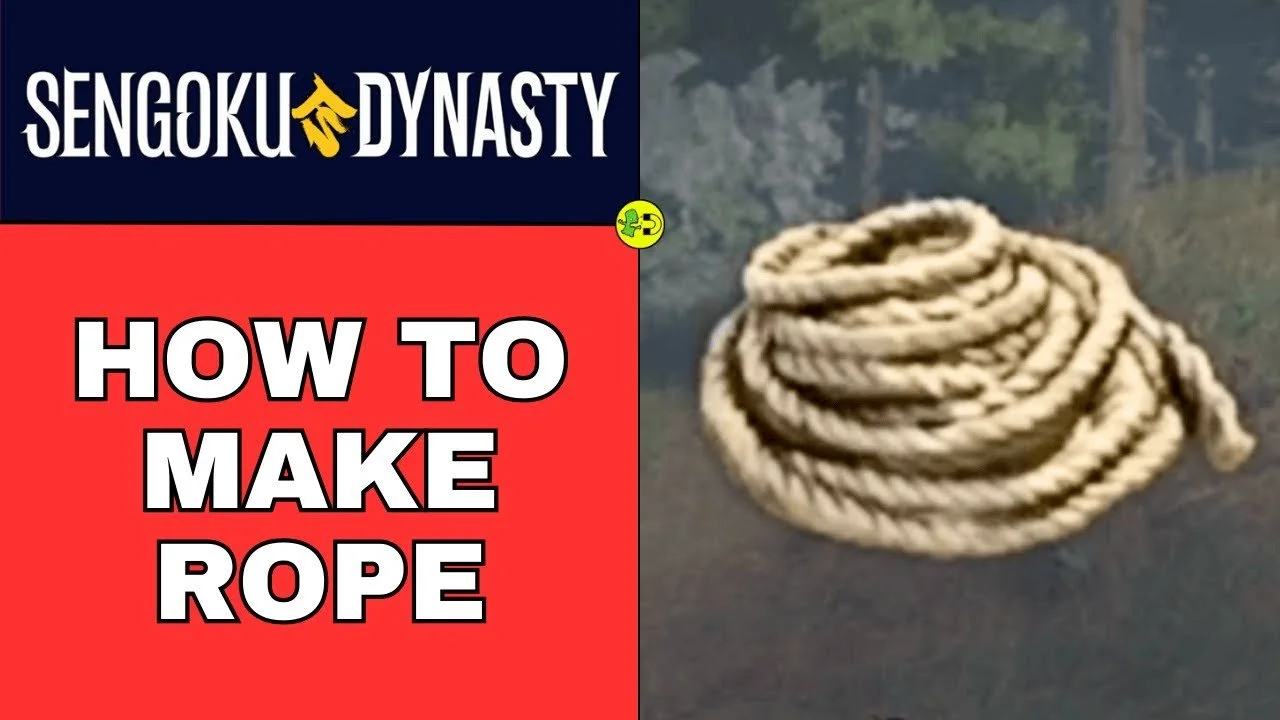 Sengoku Dynasty How to Make Rope