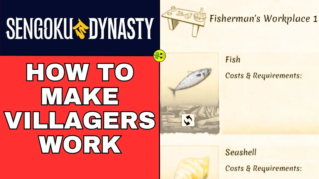 Sengoku Dynasty How to Make Villagers Work