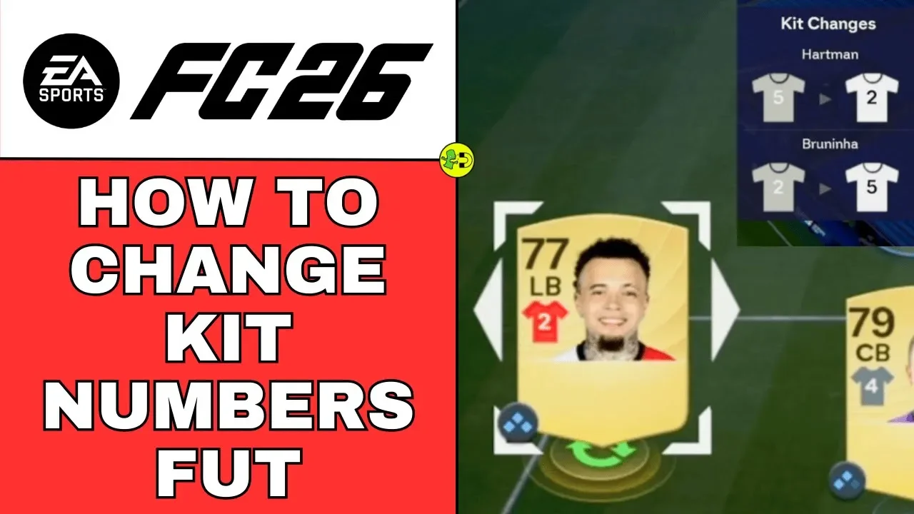 How to Change Kit Numbers in FC 26 Ultimate Team