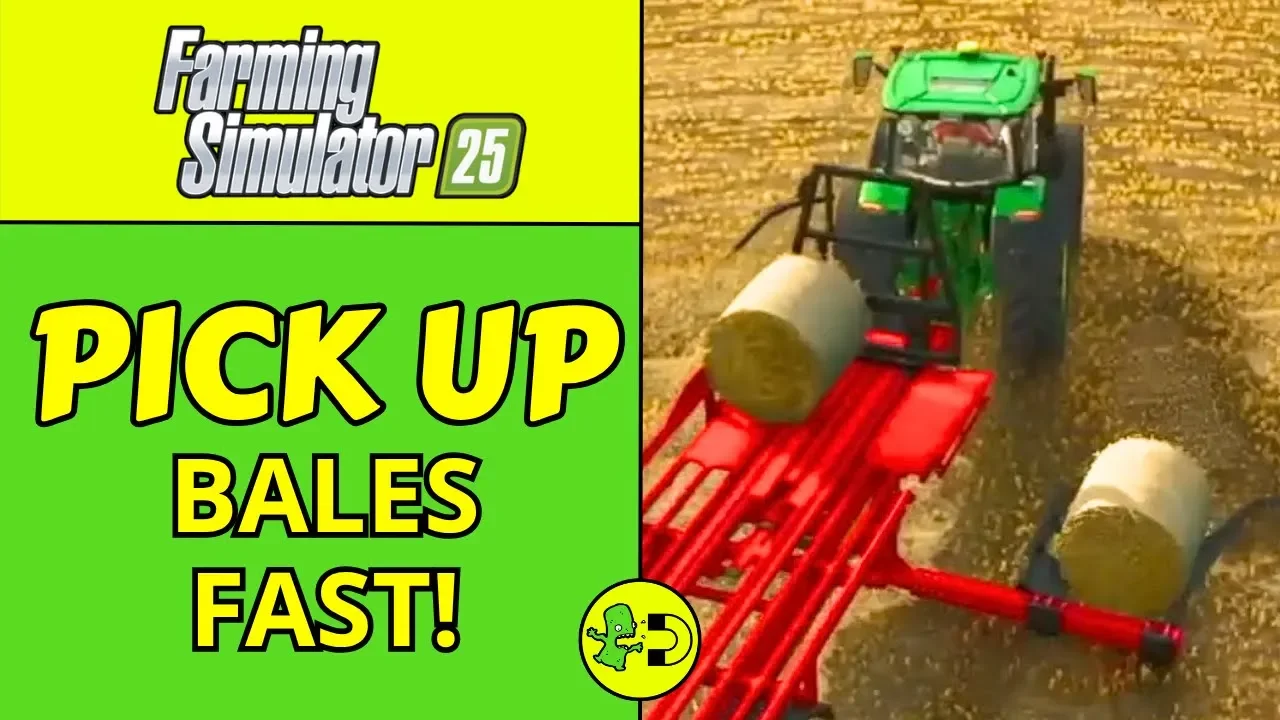 How to Pick Up Bales in Farming Simulator 25