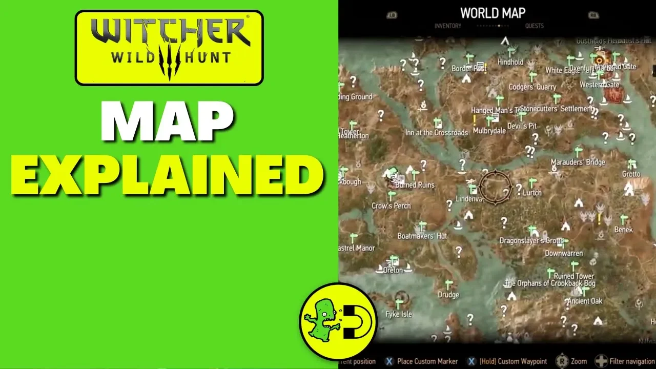Witcher 3 Map Explained