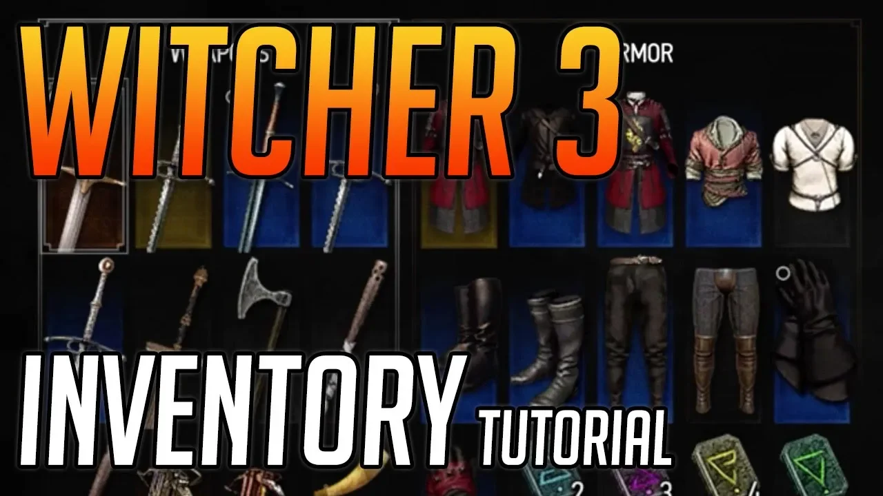 Witcher 3 Inventory Explained