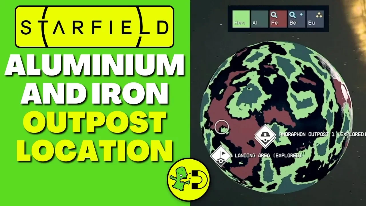 Starfield Aluminium and Iron Outpost Location