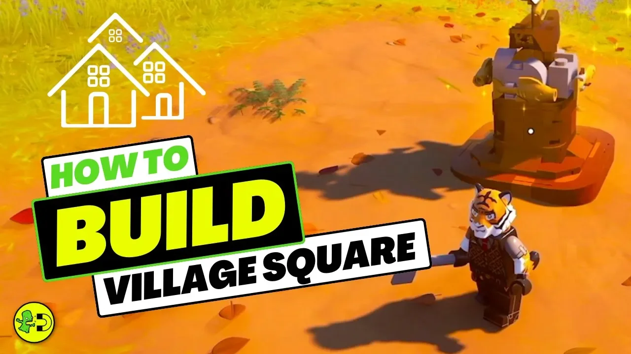 LEGO Fortnite How to Build Village Square