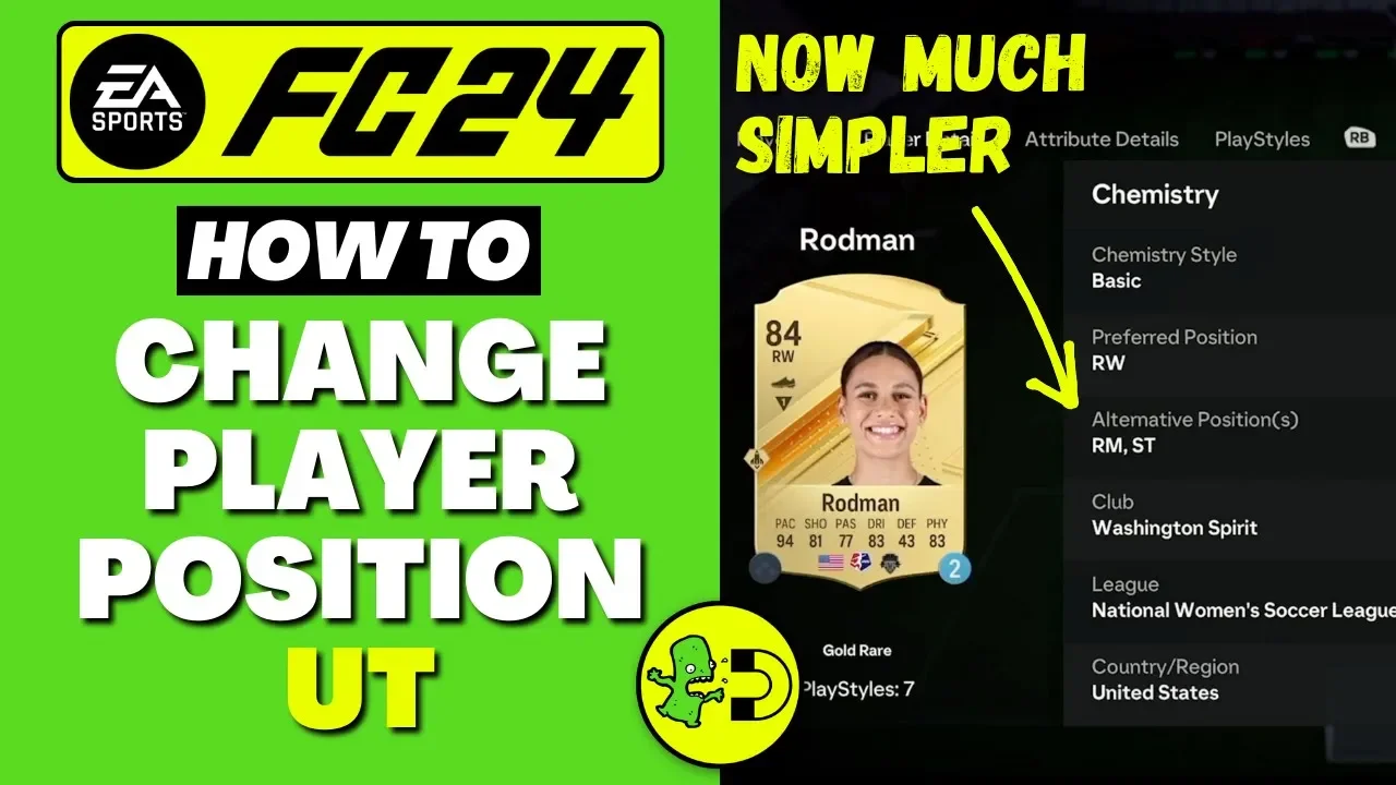 How to Change Player Position in FC 24 Ultimate Team