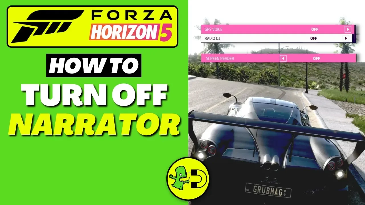 How to Turn Off Narrator on Forza Horizon 5