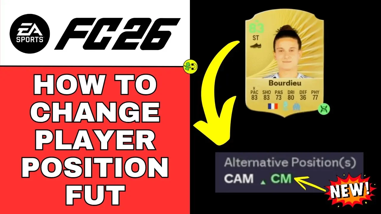 How to Change Player Position in FC 26 Ultimate Team