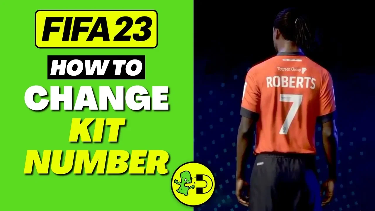 How to Change Kit Number in FIFA 23 Player Career