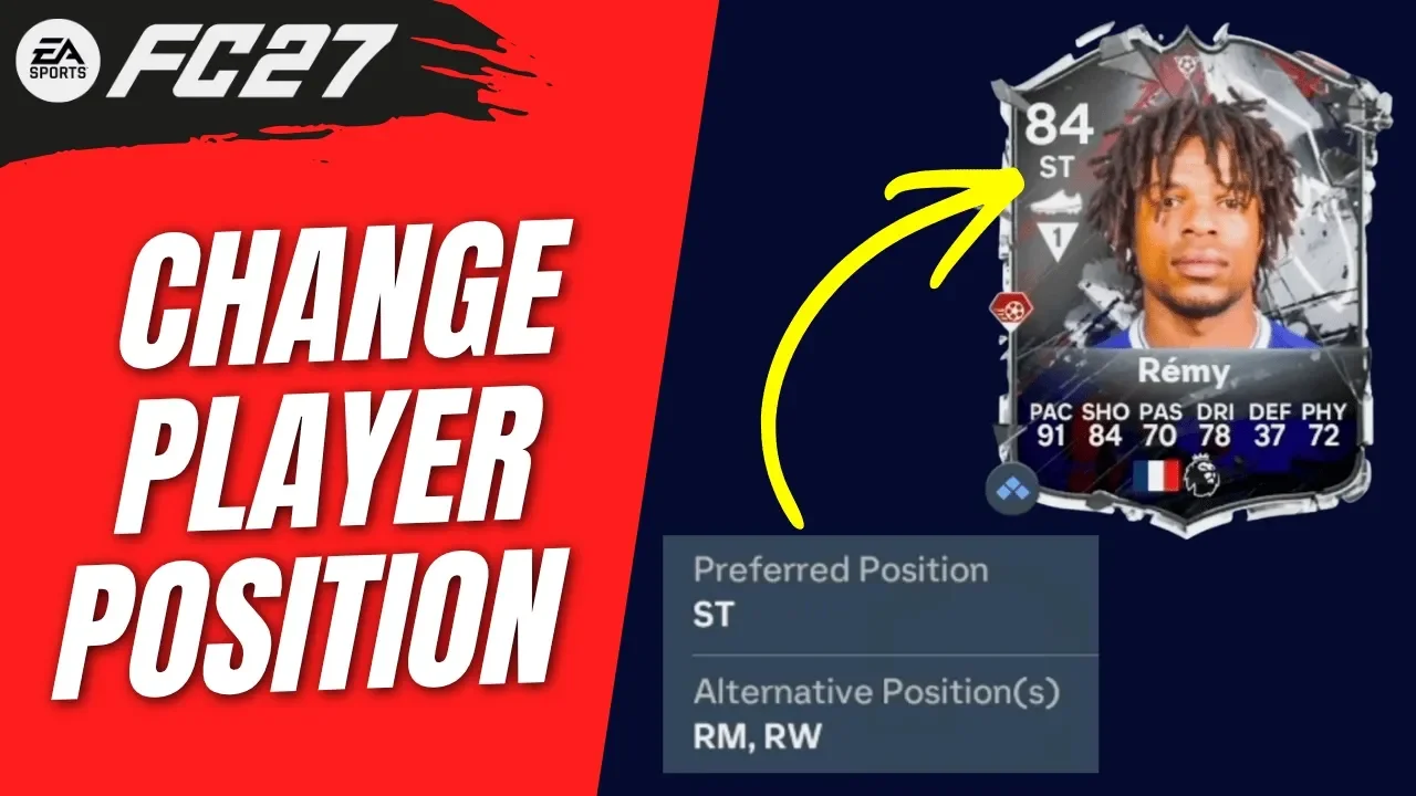 How to Change Player Position in FC 27 Ultimate Team