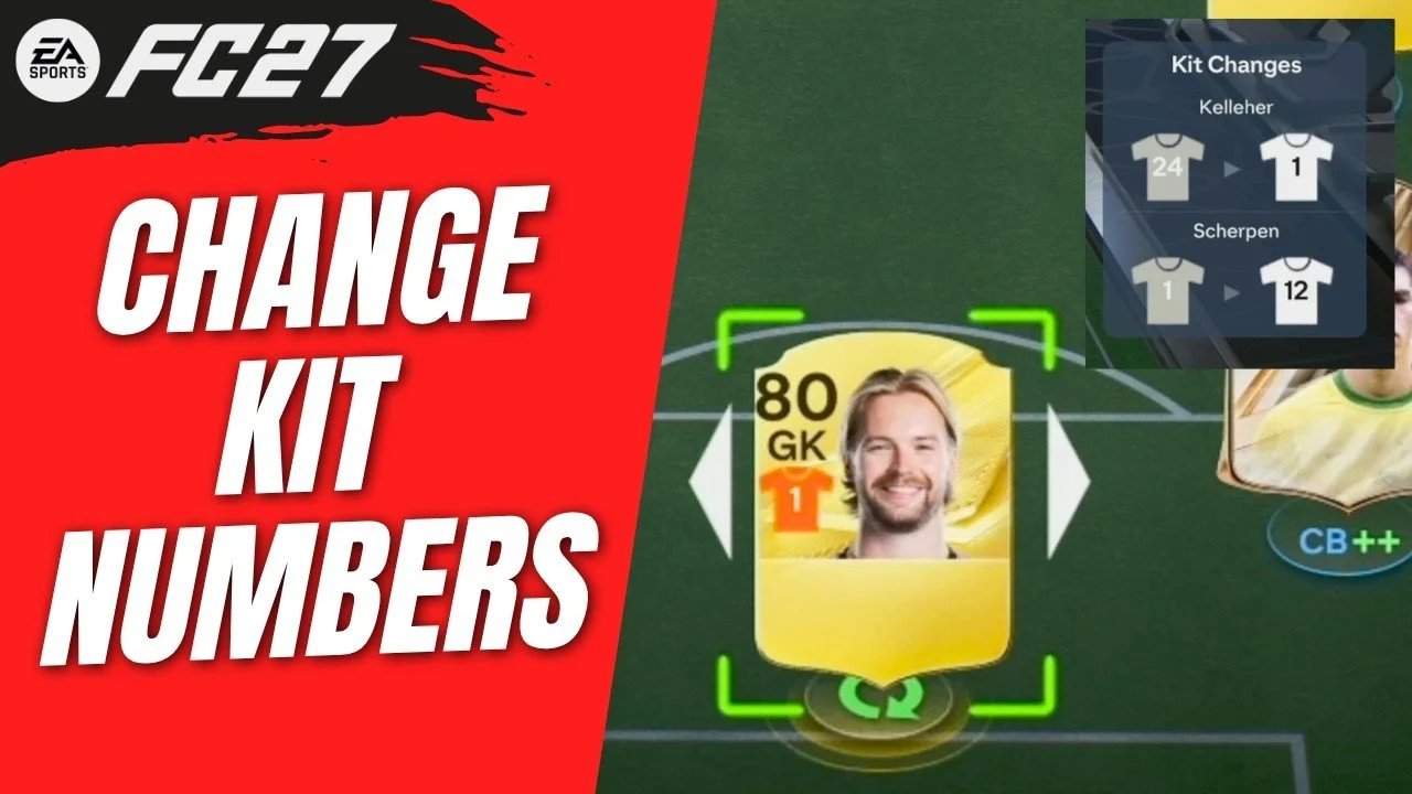 How to Change Kit Numbers in FC 27 Ultimate Team