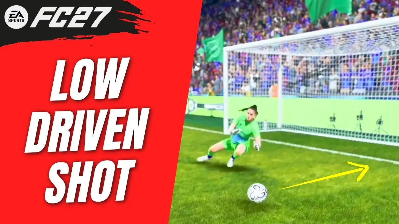 How to Low Driven Shot in FC 27