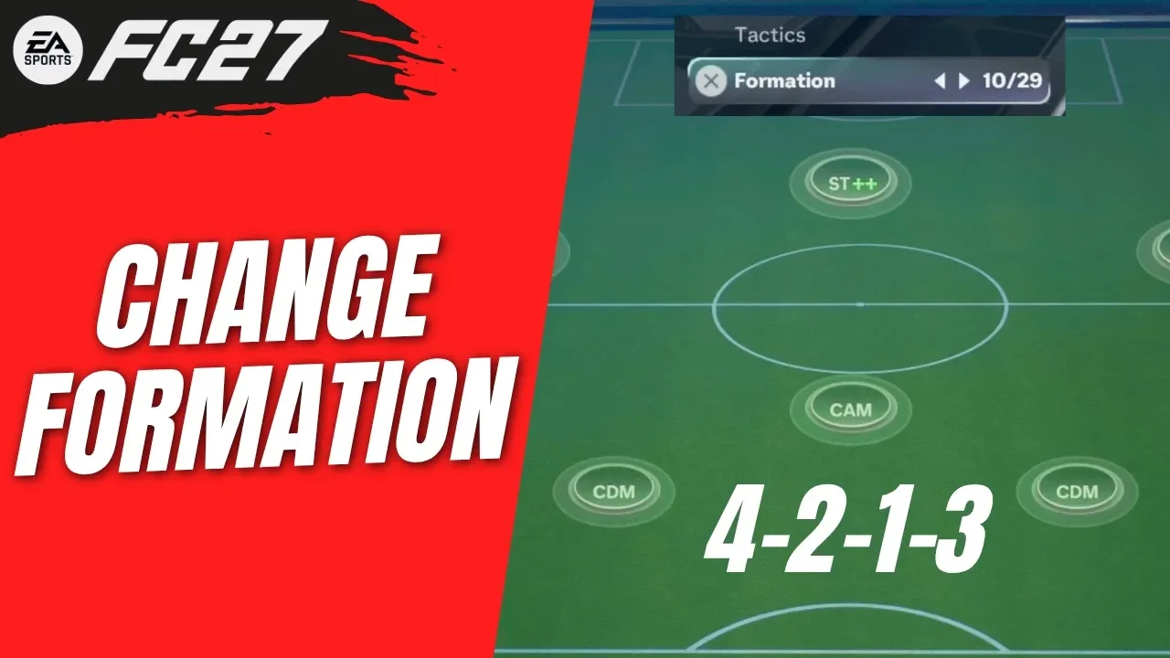 How to Change Formation in FC 27 Ultimate Team