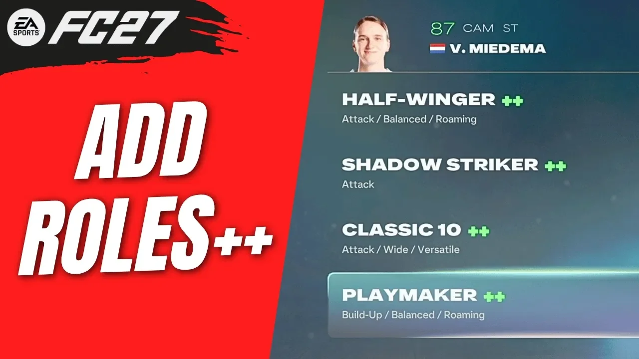 How to Add Roles++ to Players in FC 27 Ultimate Team