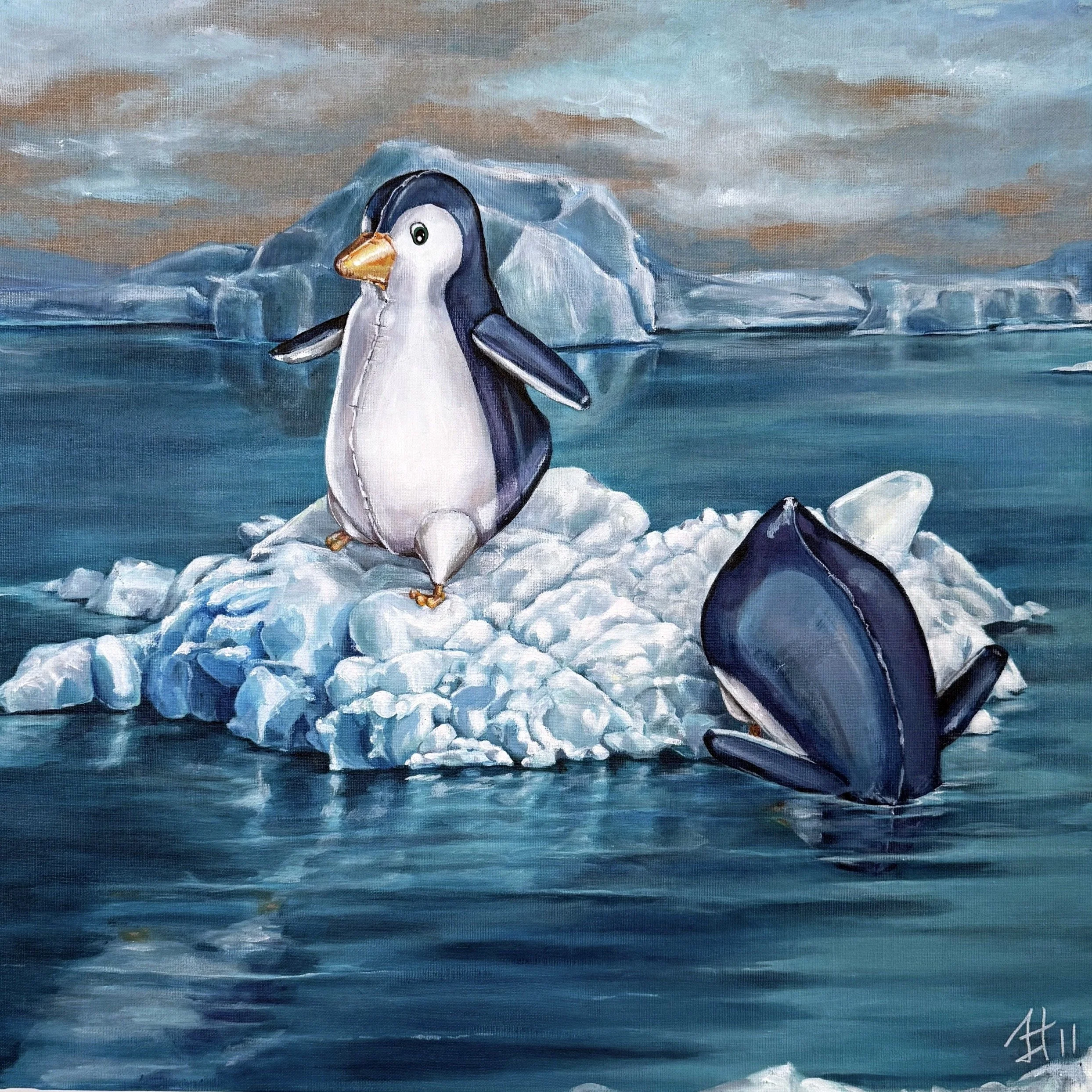 The fishing. Acrílico sobre lienzo. 2023