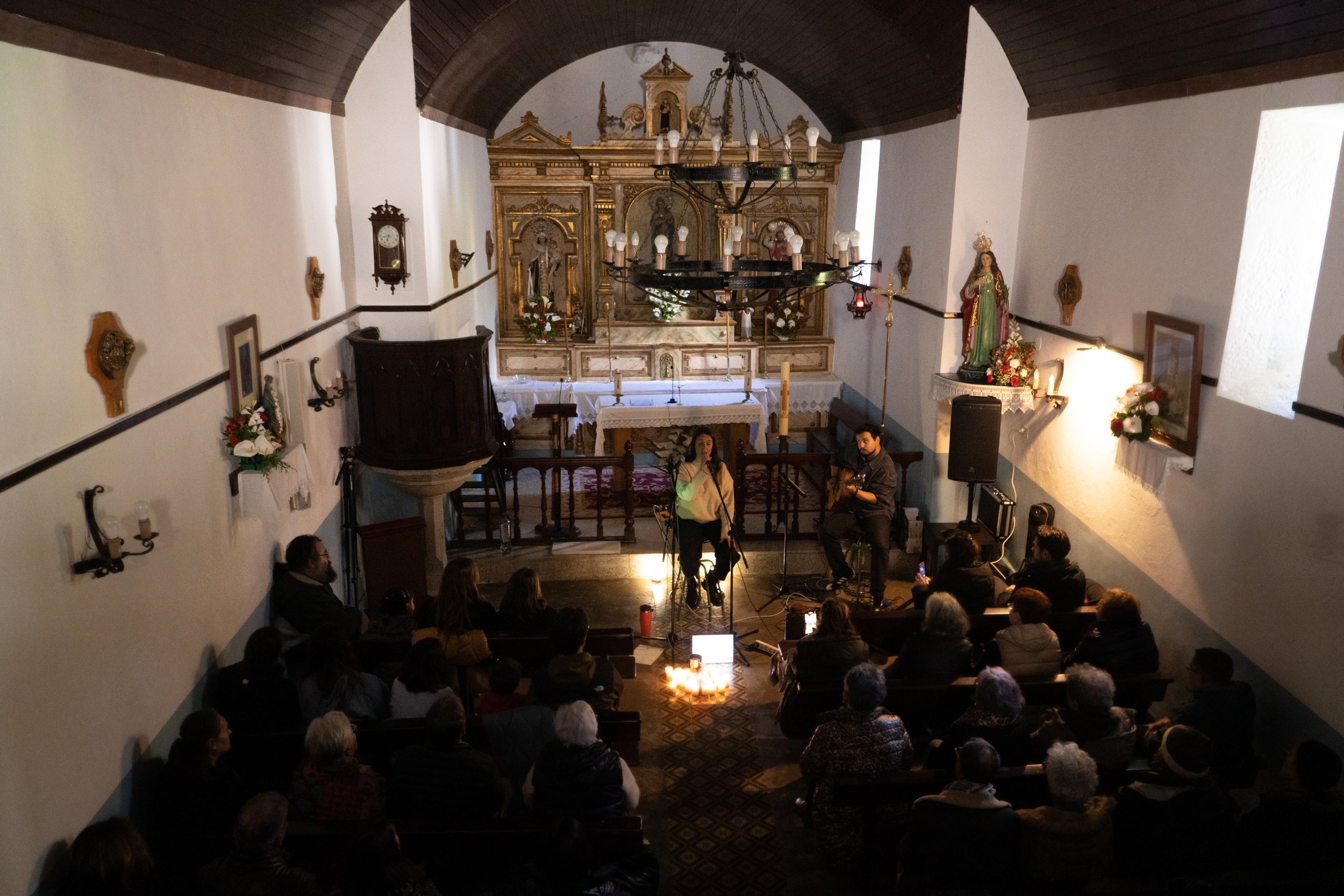 Marián en la capilla de Mallas