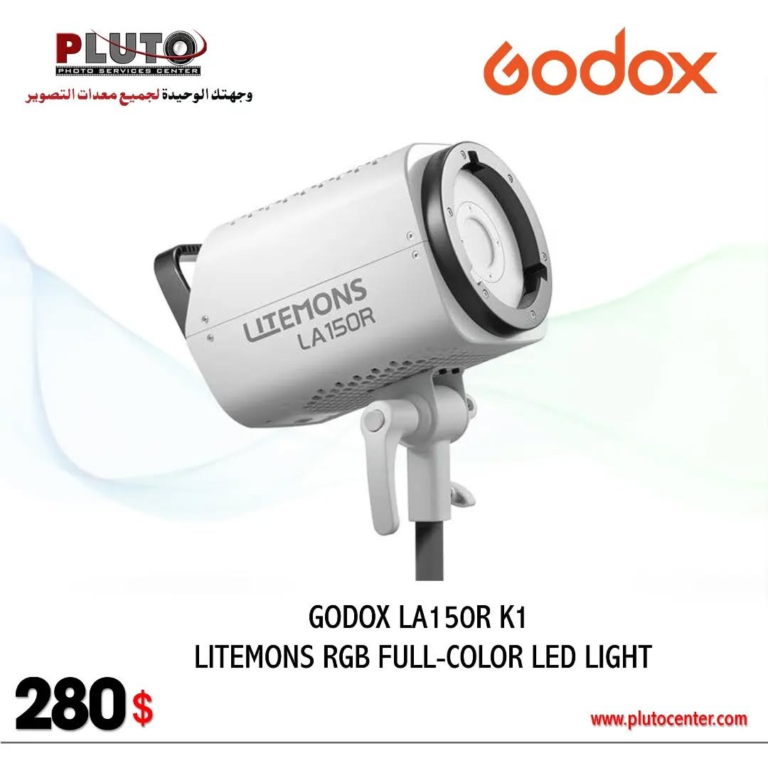 مركز بلوتو لخدمات التصوير
مركز بلوتو لخدمات التصوير 

GODOX LA150R K1 LITEMONS RGB FULL-COLOR LED LIGHT

لإنتاج الفيديو والتدوين المرئي
تركيبات 165 واط
1800-10,000K CCT؛ التحكم الكامل في ألوان RGB
تيار متردد أو طاقة بطارية اختيارية
التحكم على متن الط
