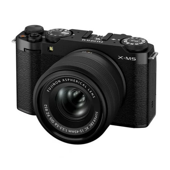 Fujifilm X-M5 B Mirrorless Camera W/ XC 15-45mm f3.5-5.6 Lens (Black)