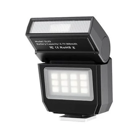 ULANZI SL03 Camera Mini Flash Speedlite with Video Light for Beginners Basic