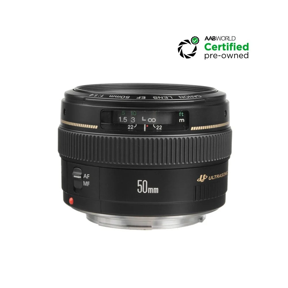 Used Canon Lens 50mm Ef f1.4 Usm Cd4bo0fc1bc1ho1co1ba0