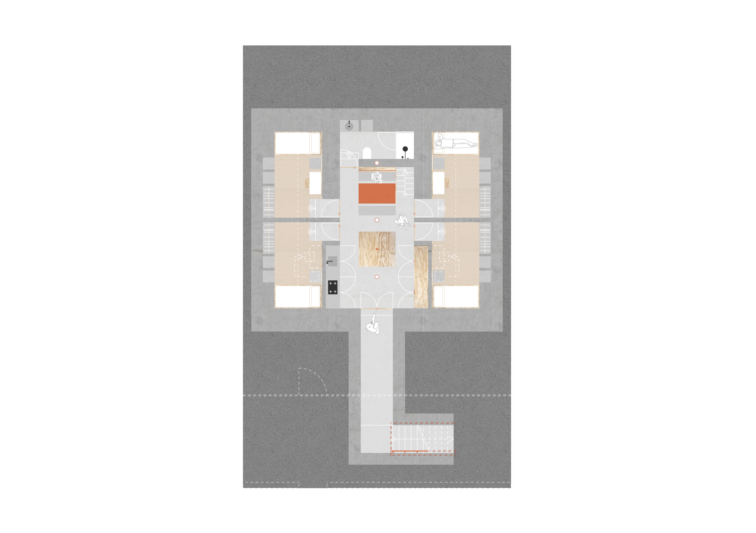 Grundrissschnitt  ON 