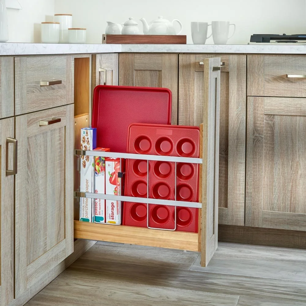 FOIL WRAP HOLDER W/ SOFT CLOSE - FITS 9" BASE CABINET