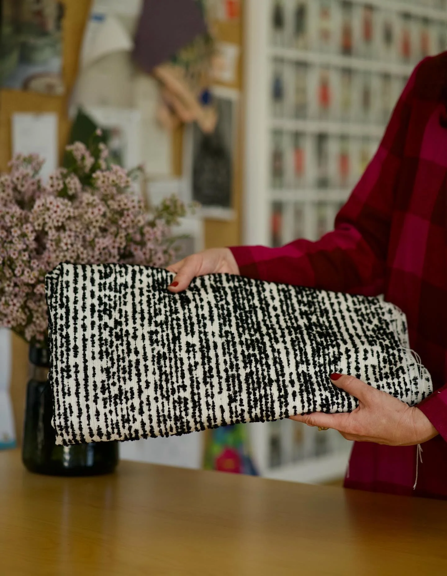 This is Villa Capri from Somato Textiles.  Designed with a boucle yarn and nanotex finish, this product is PFAS free, available in neutral colors and is reasonably priced.  Want to see more?  Please visit, www.somatotextiles.com.  #hospitalityfabrics