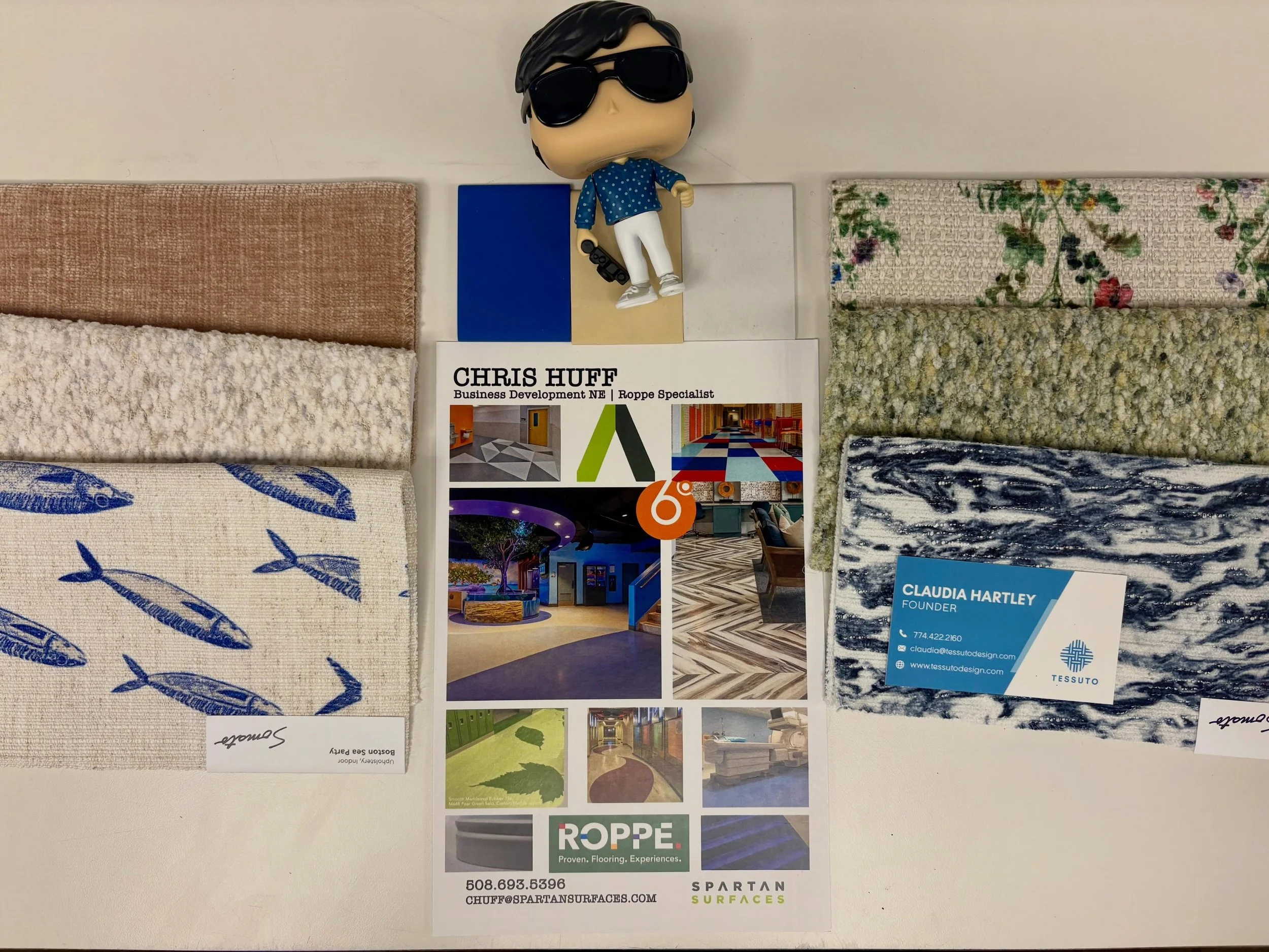 An ode to Spartan Surfaces and Chris Huff!  #somatotextiles #spartansurfaces #bobblehead