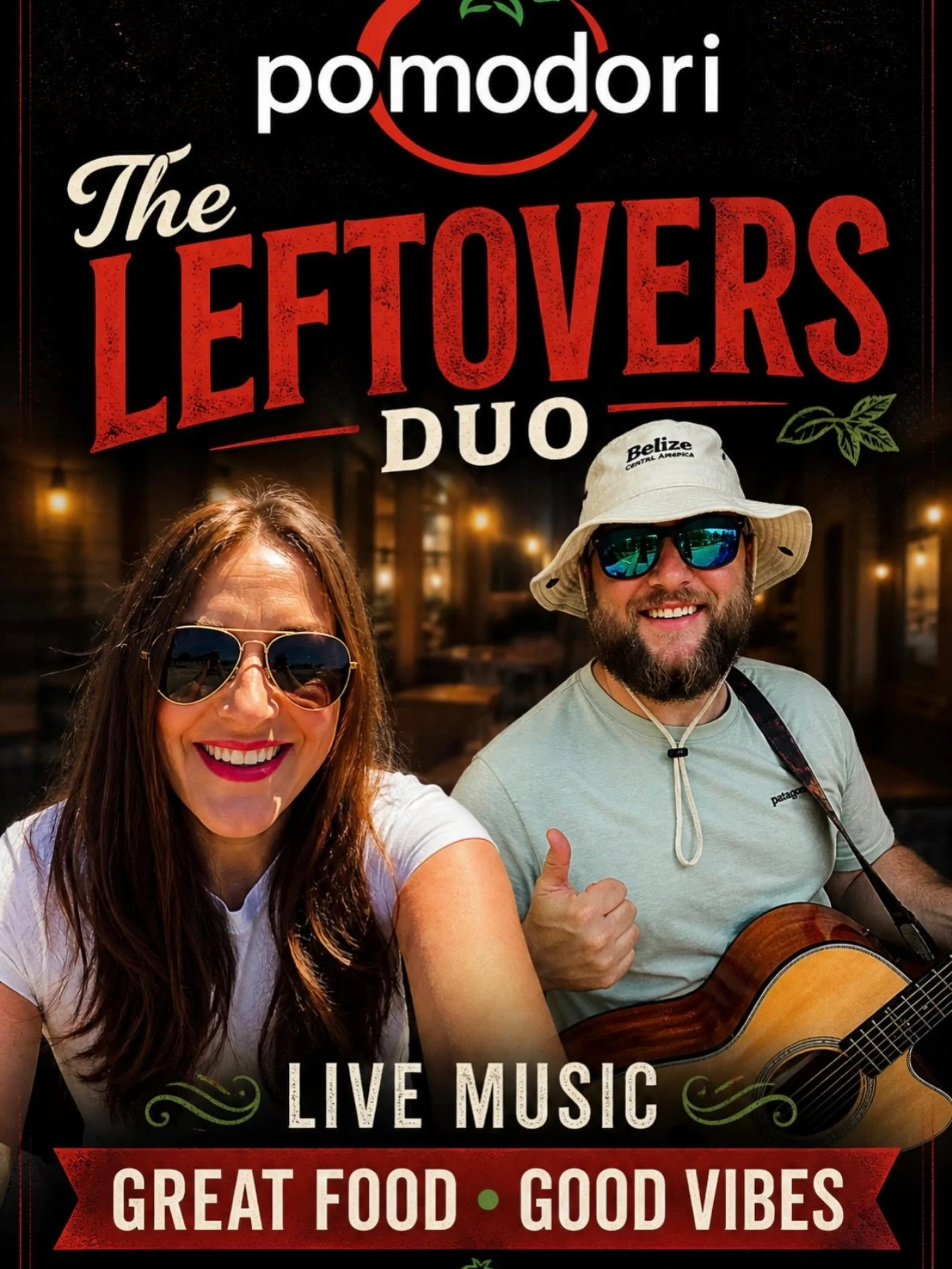 Leftovers will be hitting the stage at Pomodori Too at 5 o&rsquo;clock. Weather looks great food&rsquo;s amazing. You better be there!