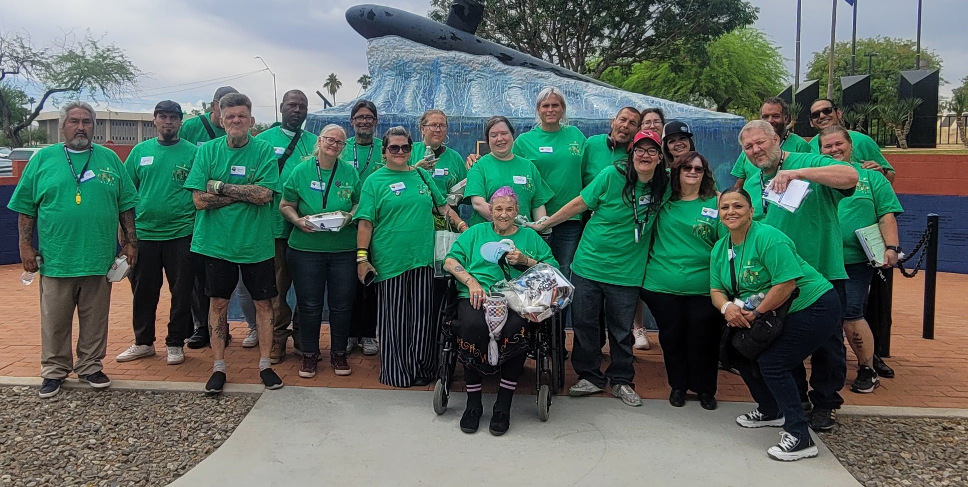 Hope Lives members & staff at the Capitol for Mental Health Day (2025)