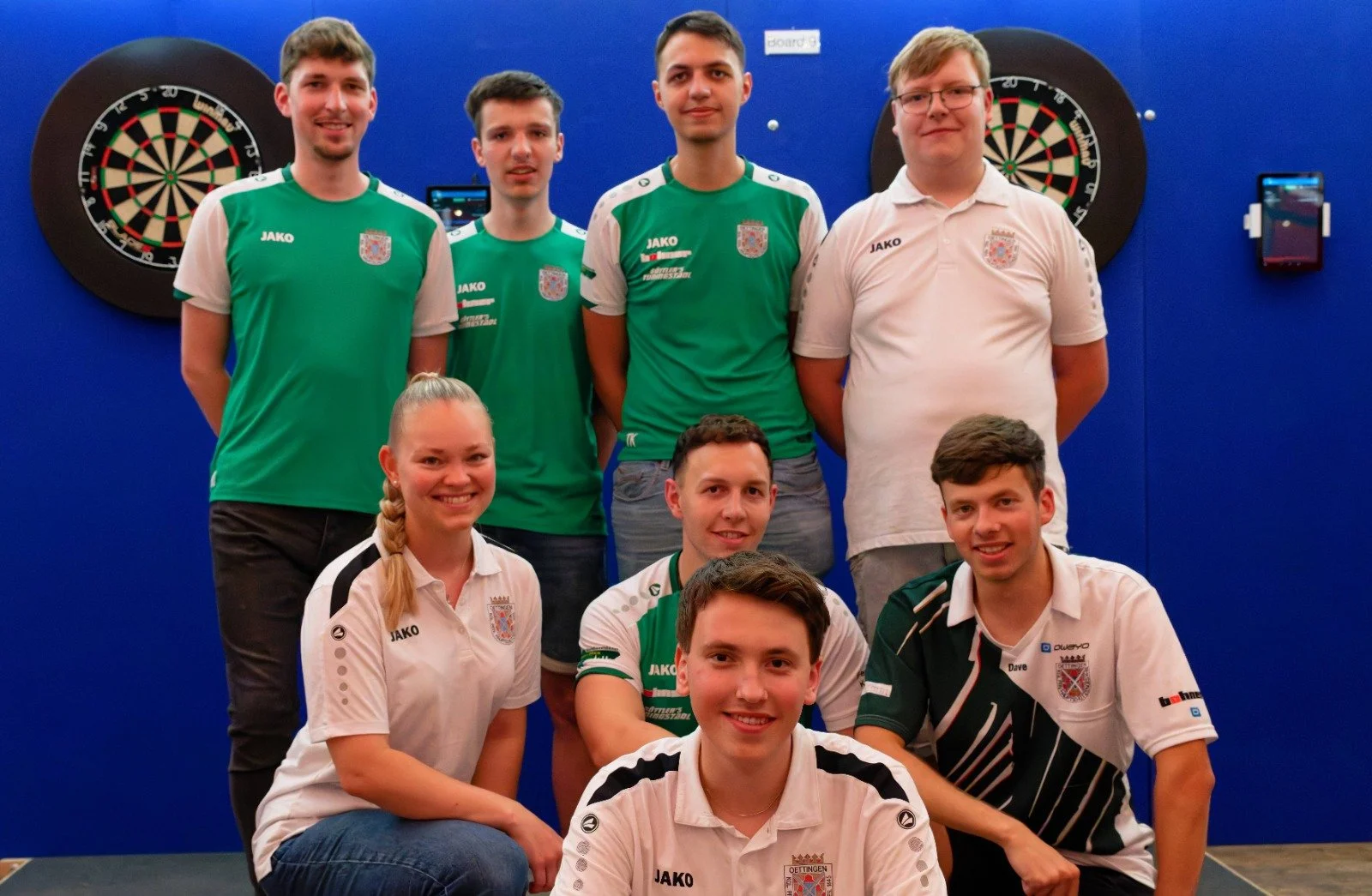 Teilnehmer beim ersten Jakobi-Cup der Eadi-Darter