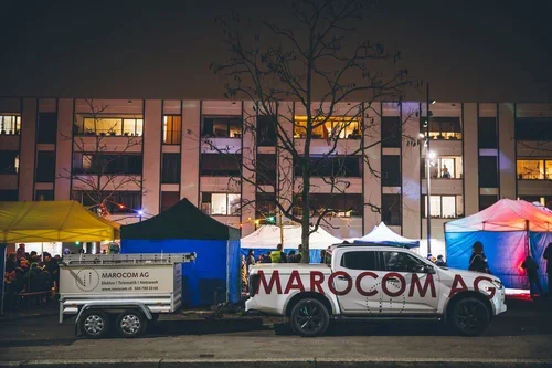 Traditioneller Quartieranlass “Räbeliechtliumzug” in Zürich