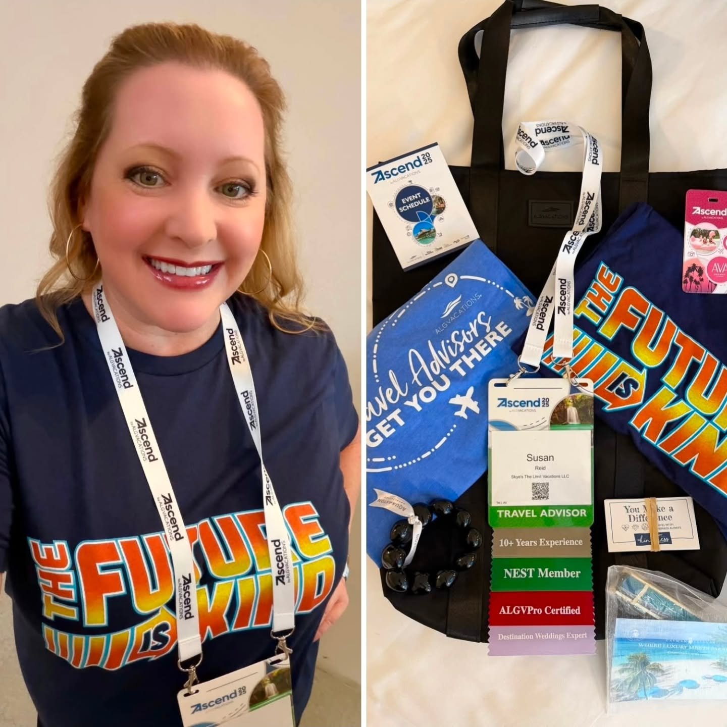 🌴 Professional Development in Paradise ✈️

This week, STLV Travel Advisor Susan is proudly representing Skye&rsquo;s the Limit Vacations at the ALG Vacations Ascend Conference in Mexico.

Susan is participating in educational sessions, networking wi