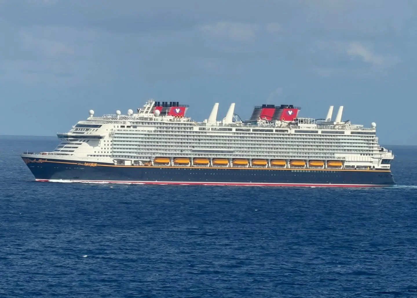 The new Disney Adventure is sailing to Port Canaveral before welcoming guests aboard. It's home port will be Singapore. 

This incredible ship brings the magic of Disney to the seas like never before. From the moment you step on board, you&rsquo;ll d