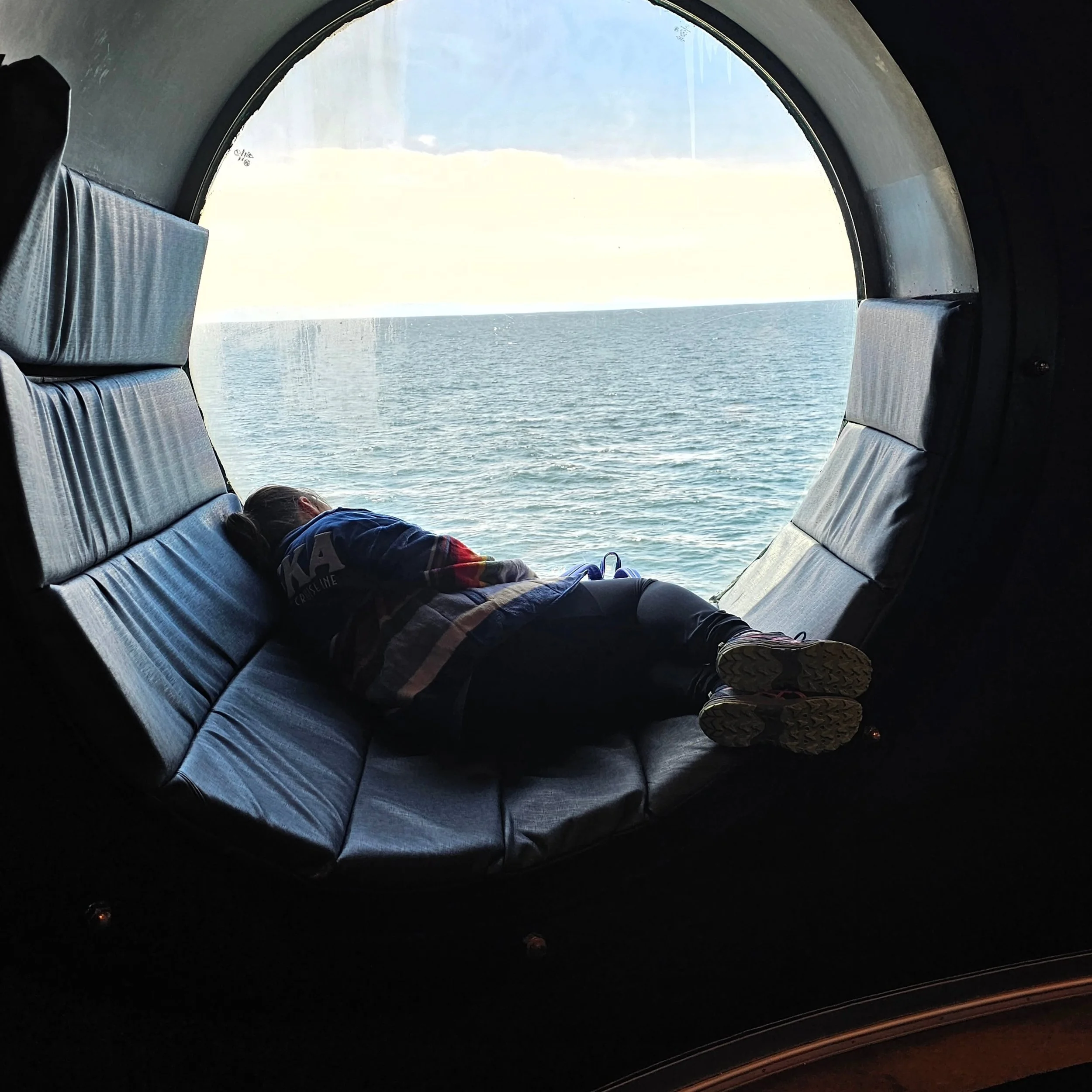 The best Alaska adventures aren't always the excursions. Sometimes they're the quiet moments. 💙

Ella Grace and I found the perfect spot aboard the Disney Magic, watching the mountains drift by and keeping our eyes peeled for whales. 

Grateful for 