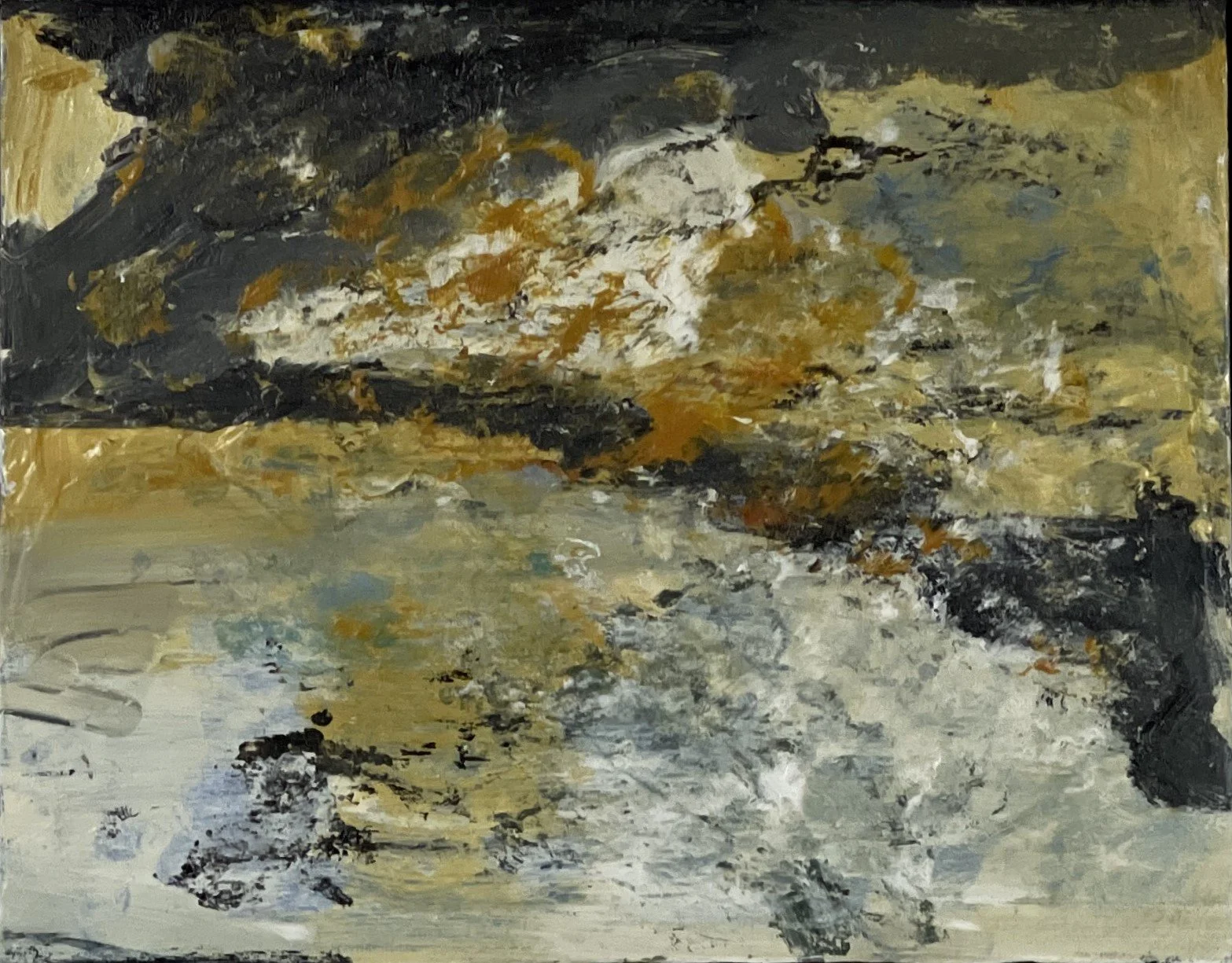 Lake Energy, 14x11, acrylic on Board