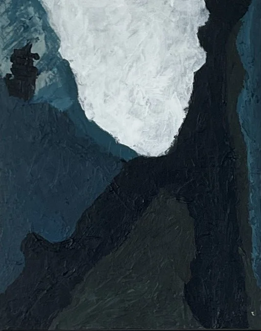 Quinten's Rock, 14 x 11, Acrylic on panel board