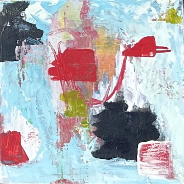 Play Ground, 12x12, Acrylic on panel board