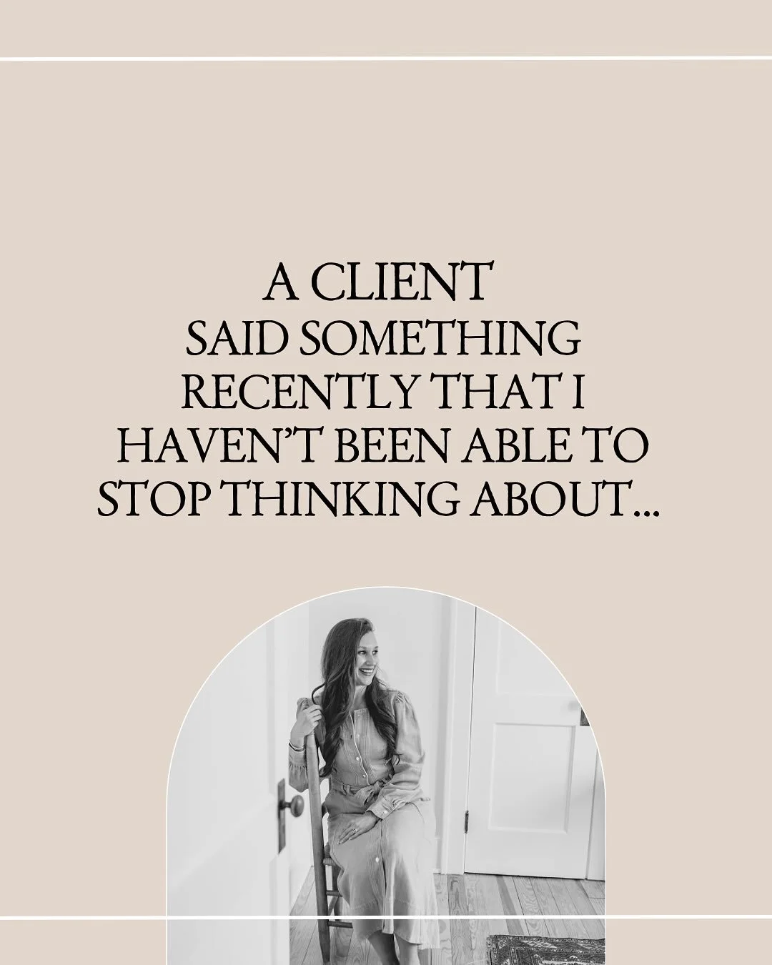 Inside my coaching, I&rsquo;m helping my clients make this identity shift and they are discovering major breakthroughs that I know you need to hear too.
.
When I asked her what felt hard about slowing down and prioritizing herself, she replied:
&ldqu