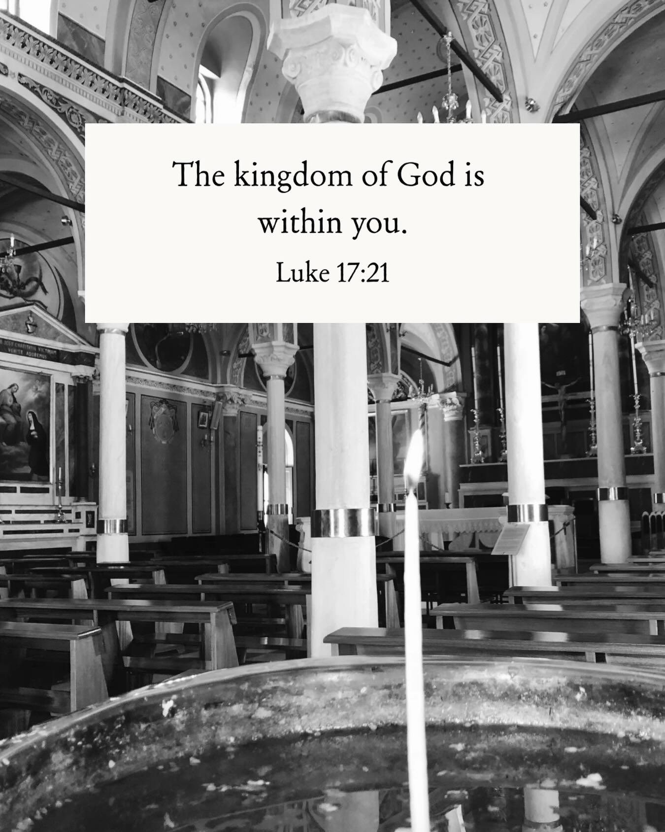 This Easter has me reflecting on a passage where Jesus says, &ldquo;The kingdom of God is within you&rdquo; (Luke 17:21). 
.
When I sit with that, it doesn&rsquo;t feel like he was pointing to some distant or external place, but to a spiritual realit