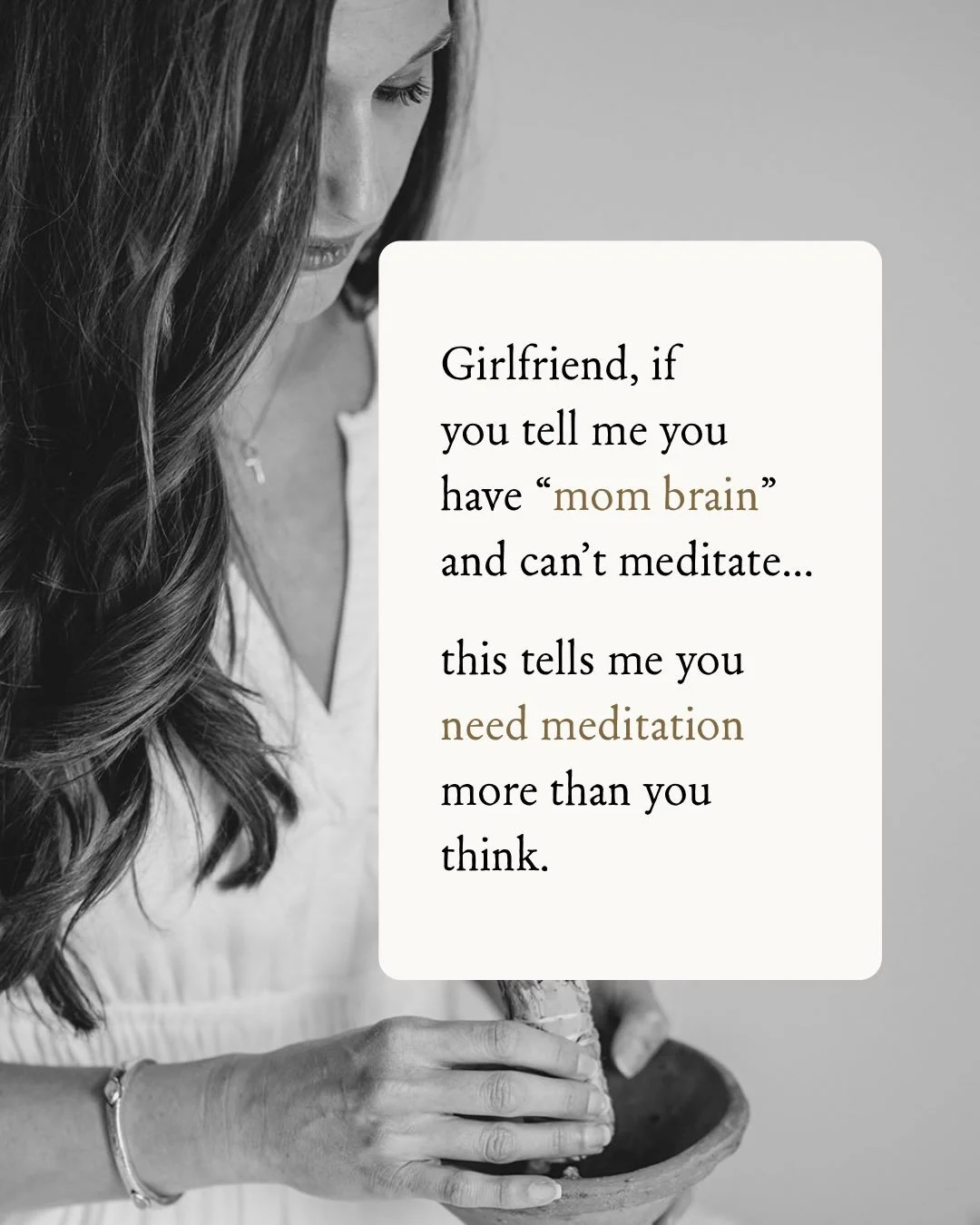 And that is exactly why I created my two new meditation series.
.
The Decision Room is for the woman who is tired of overthinking every decision, replaying conversations and wondering if she made the right choice.
.
Done For Today is for the woman wh