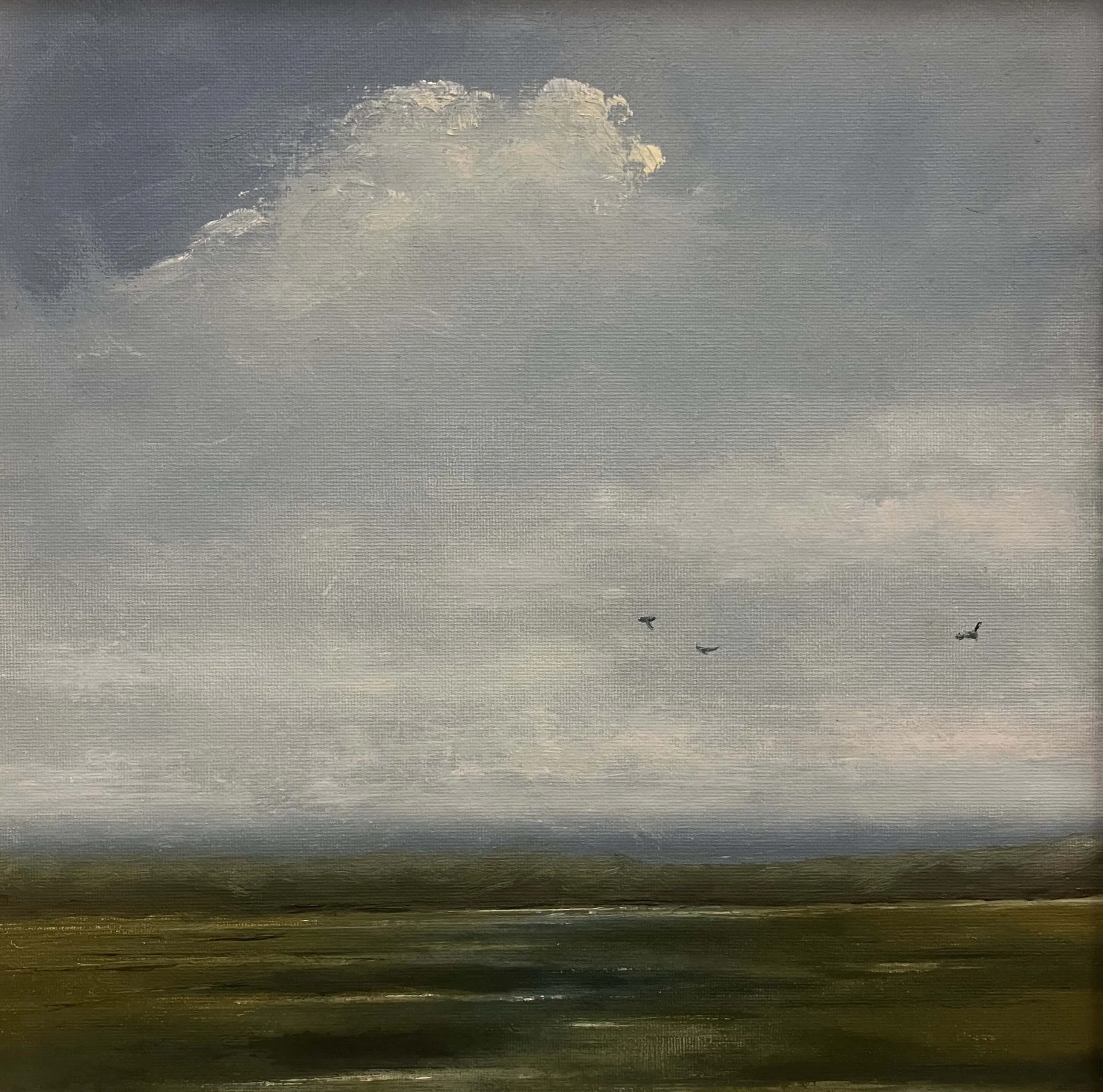 Homeward Bound | 12x12 | oil on canvas | framed | 475