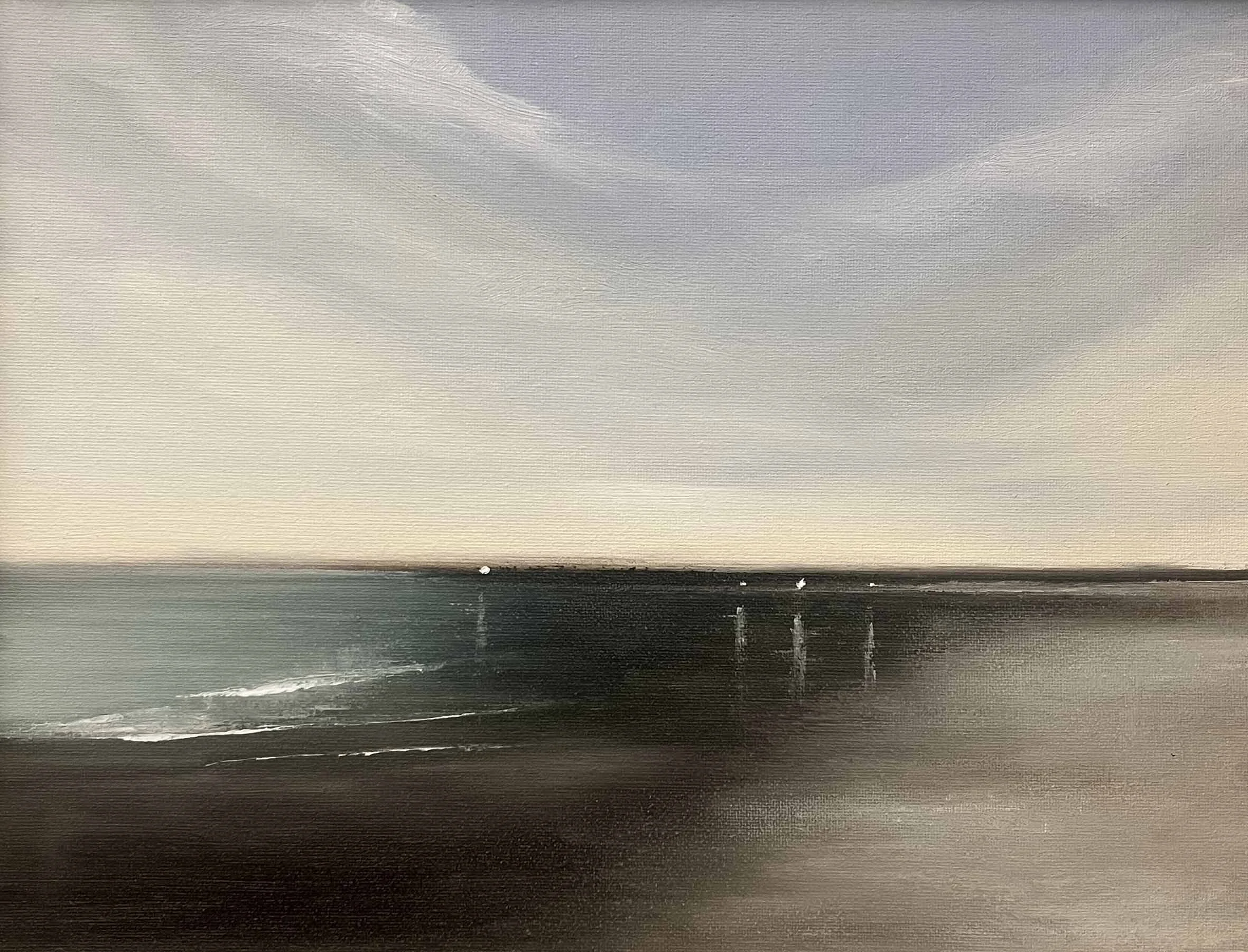 Shore Lights | 9x12 | oil on canvas | framed | 425