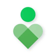 Green heart and circle icon
