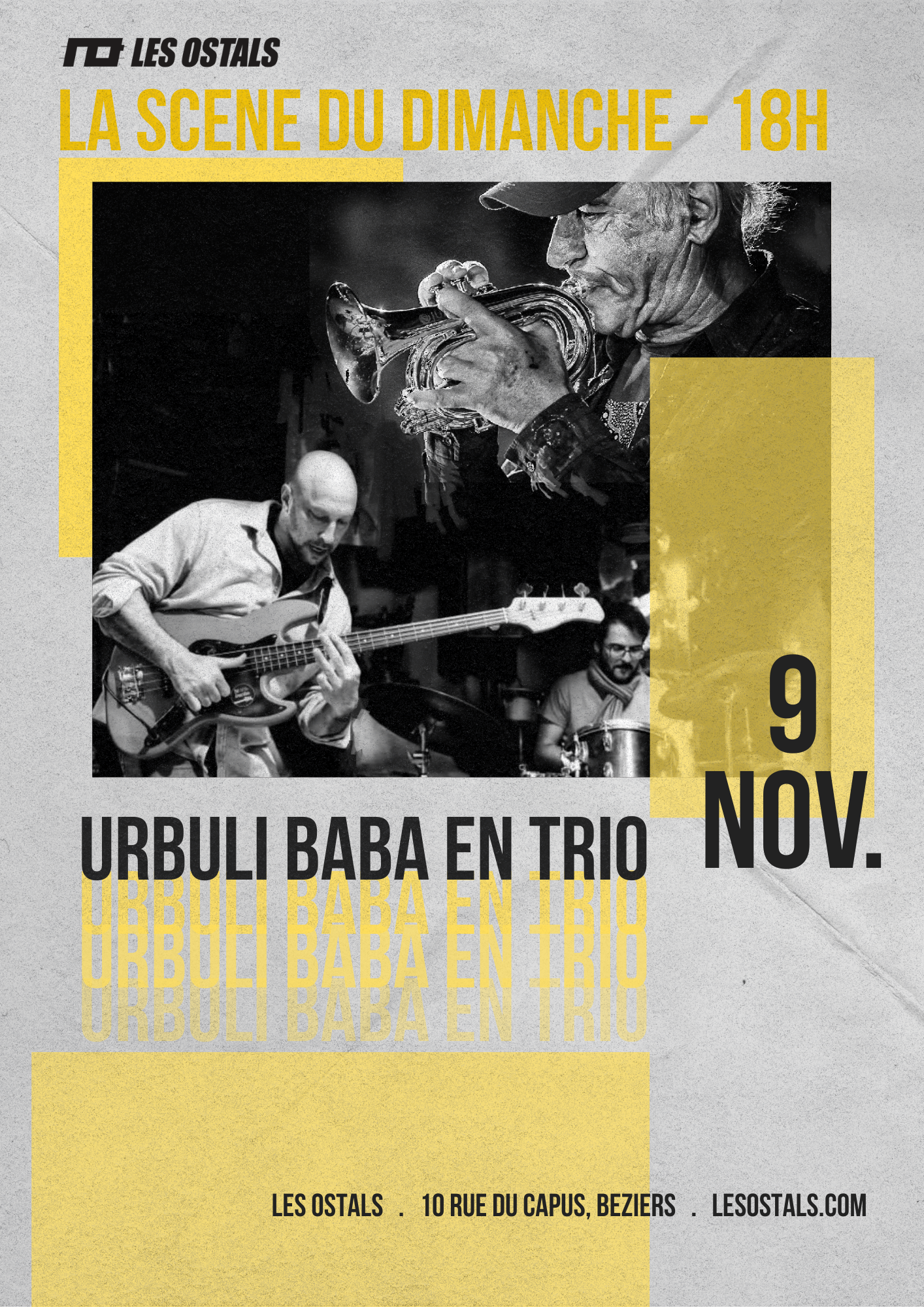 Soirée Jazz avec Urbuli Baba en trio