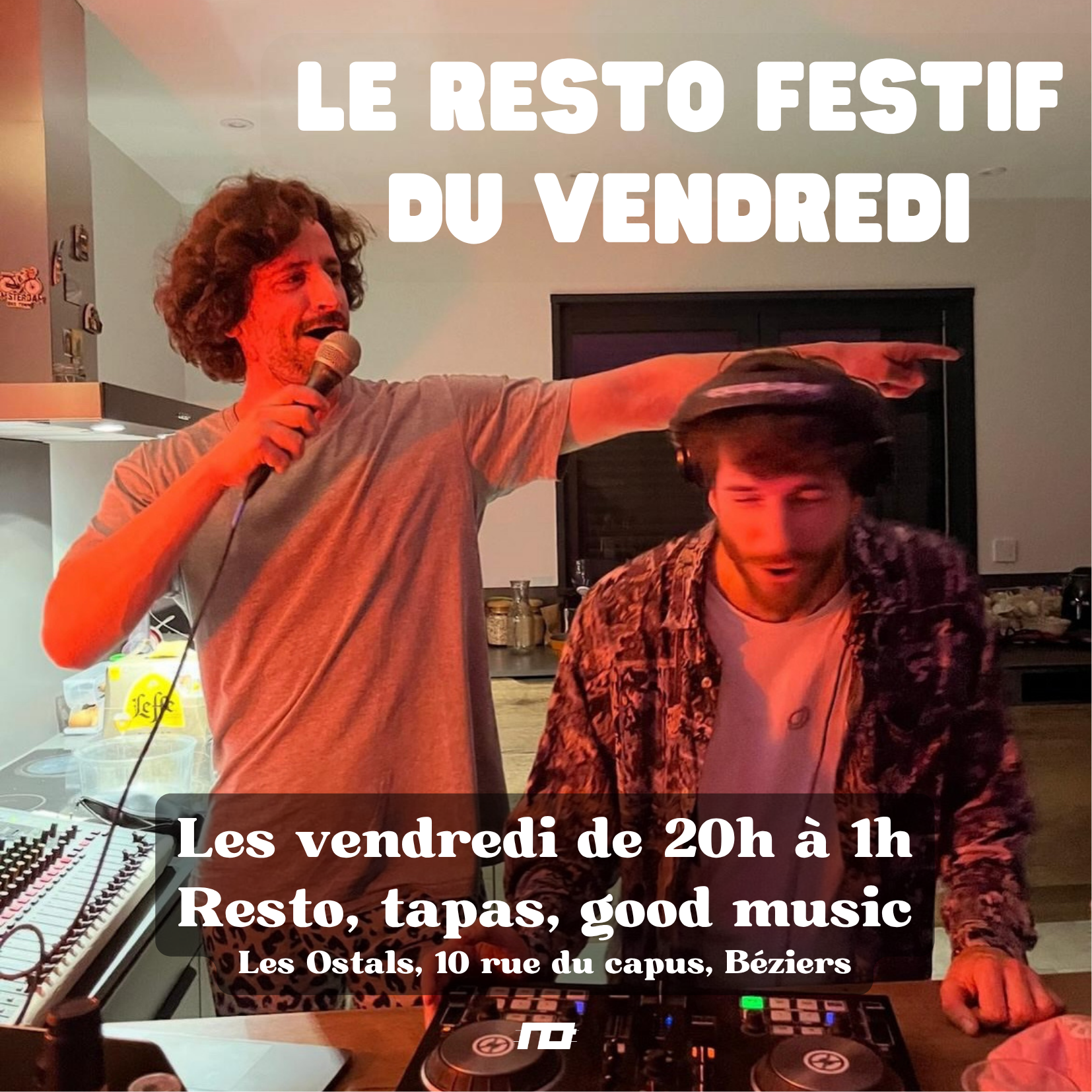 Le bar et resto festif du vendredi