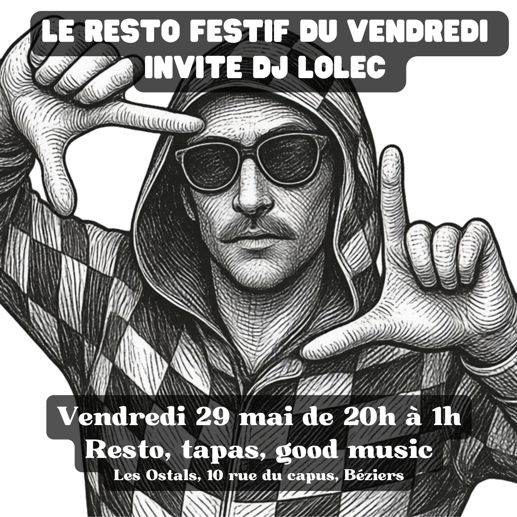Le bar et resto festif du vendredi